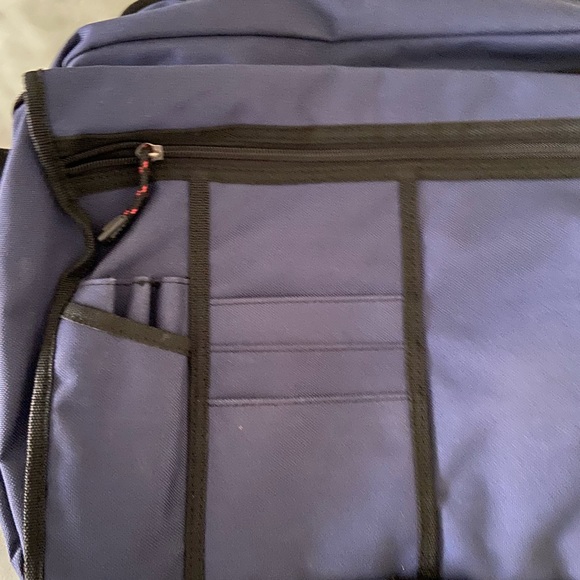 Large navy blue carryall. - Picture 3 of 7